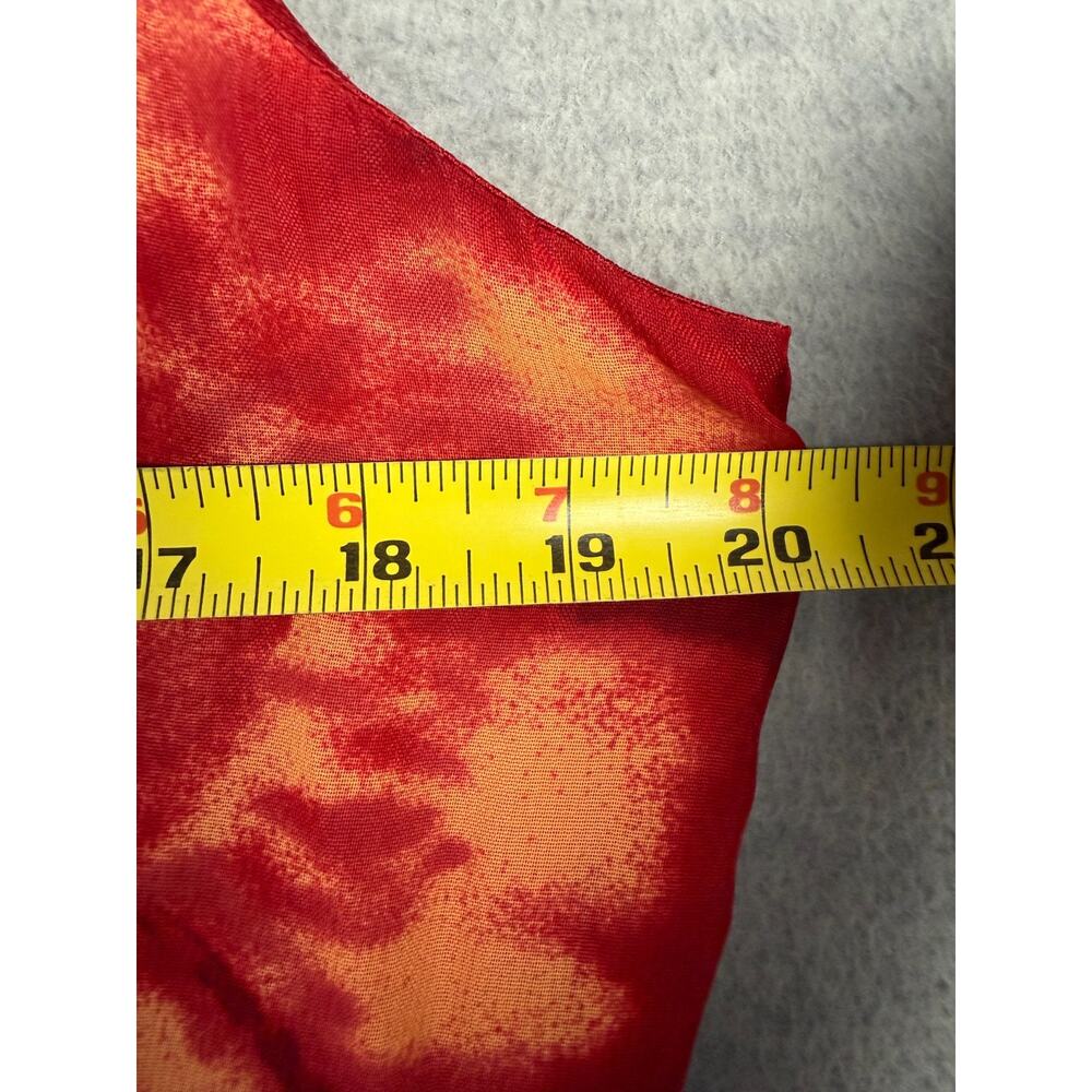 Rabbit Rabbit Rabbit Designs 12 Maxi Dress Matching Cardigan Red Floral Batik - Picture 13 of 15